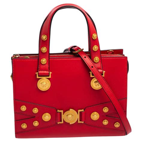 red versace tote|versace tote bag authentic.